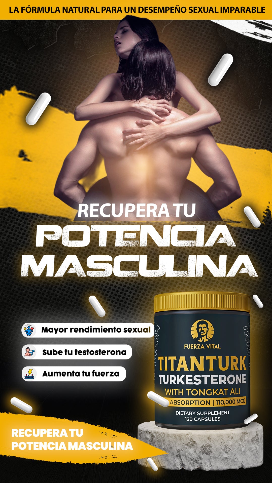 TitanTurk®  El suplemento que te devuelve la confianza.